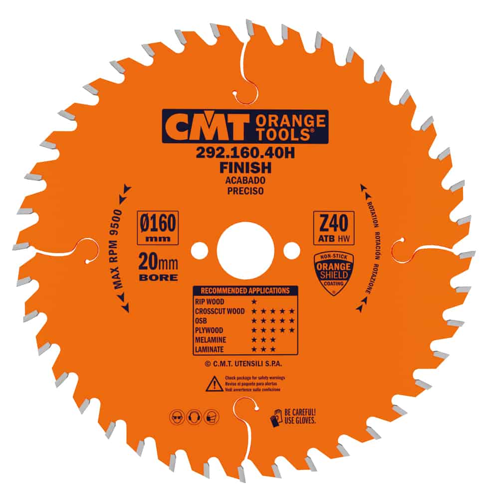 CMT | Pilový kotouč pro příčný řez ø 160/20 mm Z40 WZ/ATB