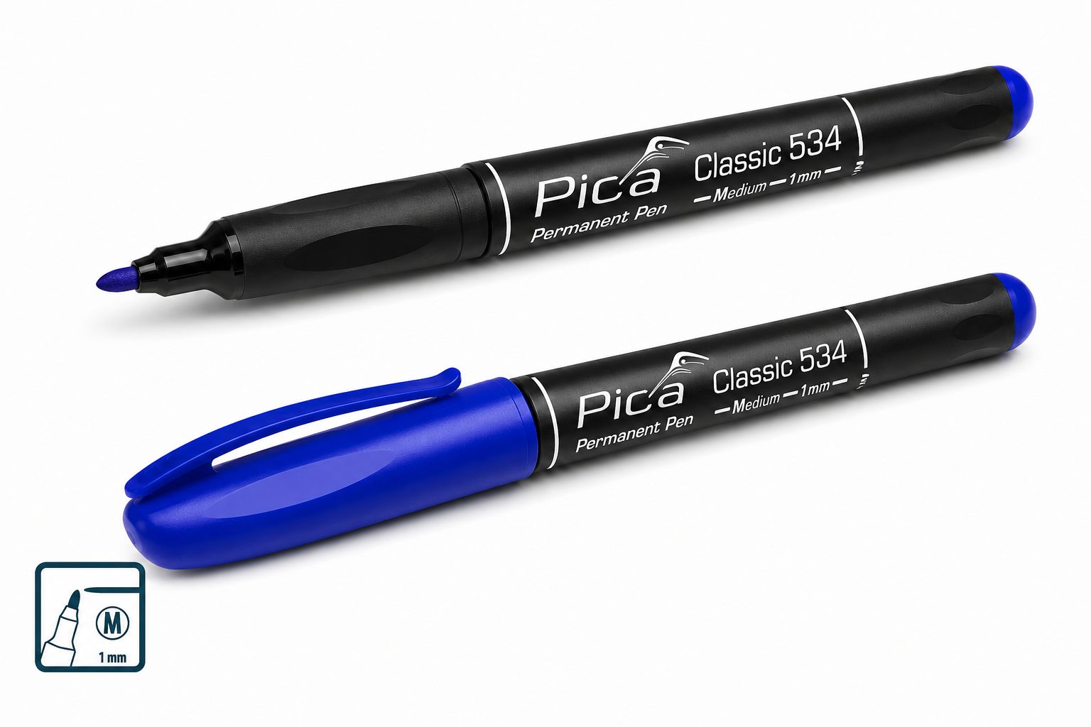 Pica - Classic permanentní pero Medium - modrý