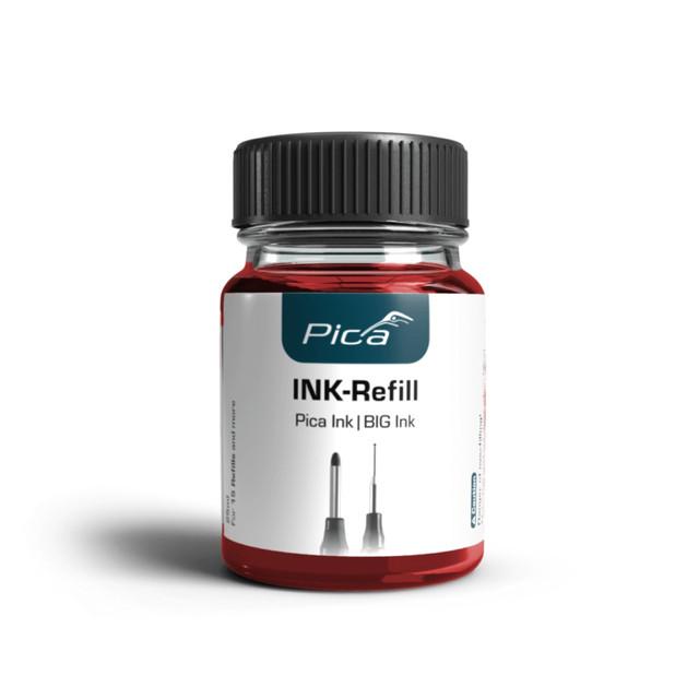 Pica | Inkoust pro plnění fixů Pica Ink a Pica Big Ink Barva: červená