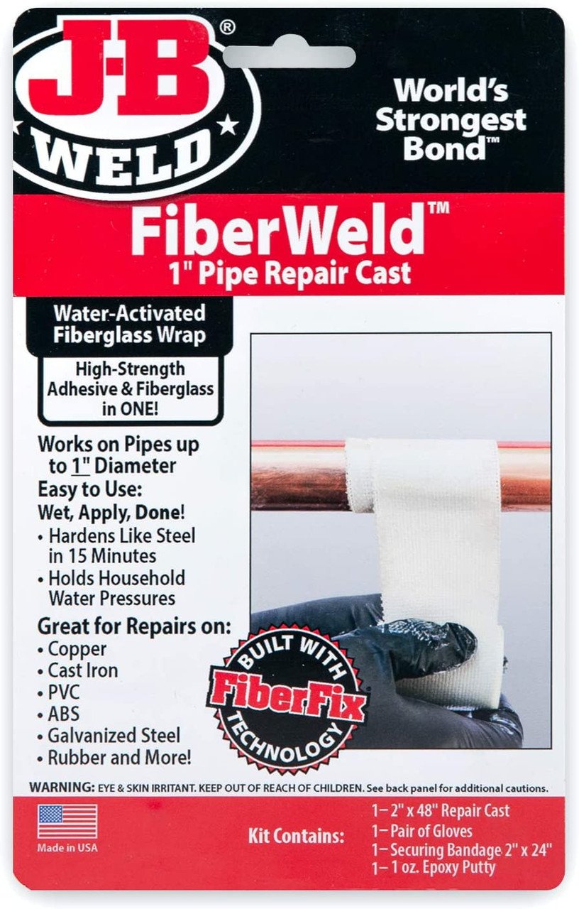 J-B WELD | FiberWeld™ opravná fiber páska pro trubky do 25 mm