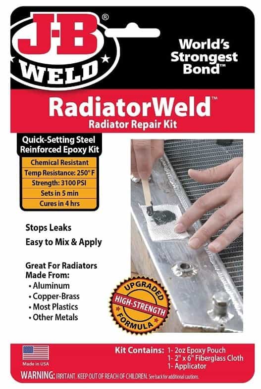 J-B WELD | RadiatorWeld™ sada pro opravy chladičů