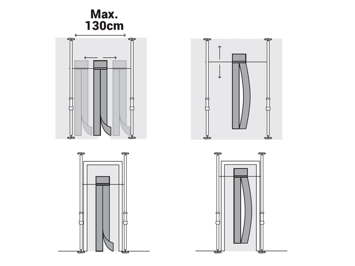 Piher | Magnetické protiprachové dveře