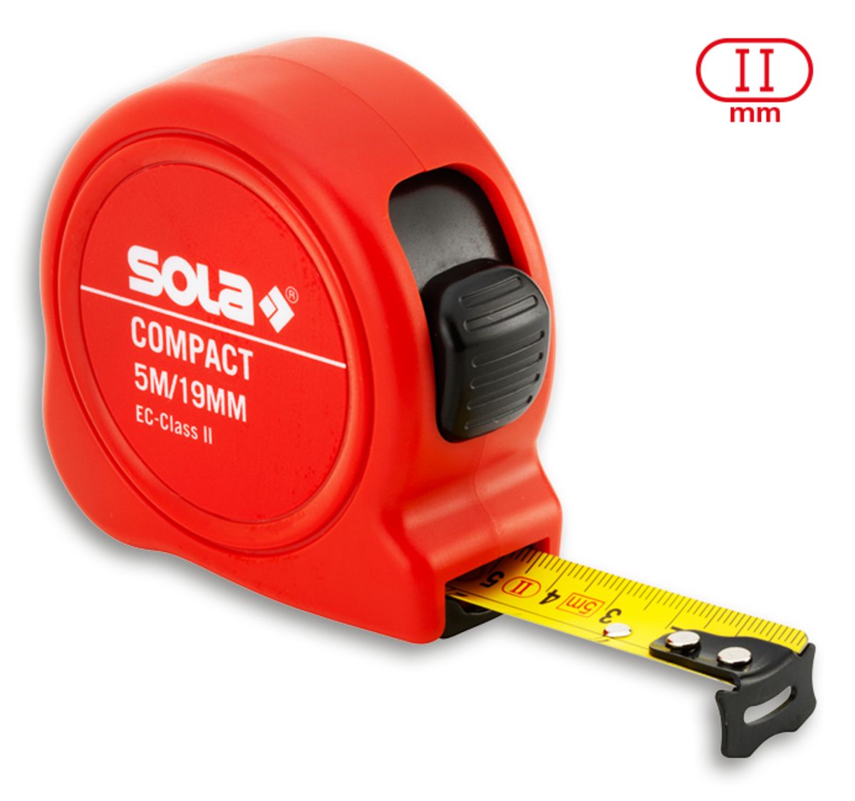 SOLA | COMPACT - Svinovací metr 3 m – kompaktní, přesný