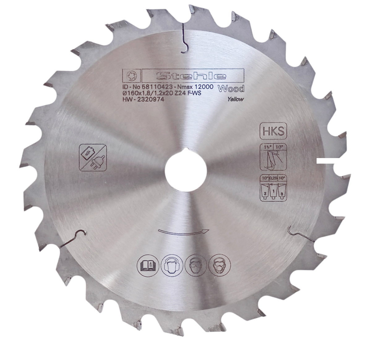 Stehle | Pilový kotouč na dřevo pro příčný a podélný řez ø 160/20mm 24 FWS