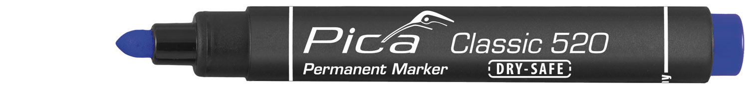 Pica Classic 520 | Permanentní fix Barva: modrý
