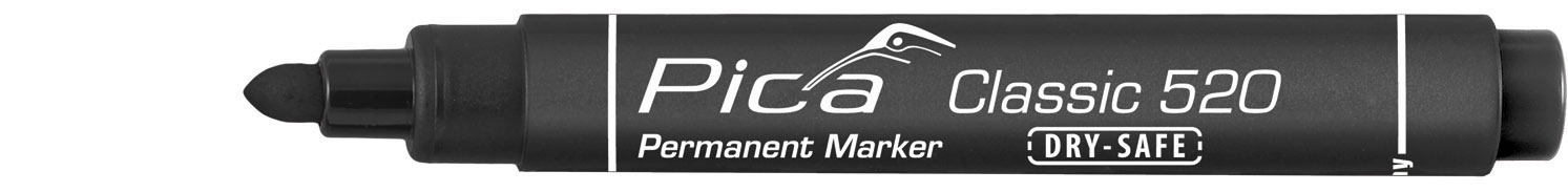 Pica Classic 520 | Permanentní fix Barva: černý