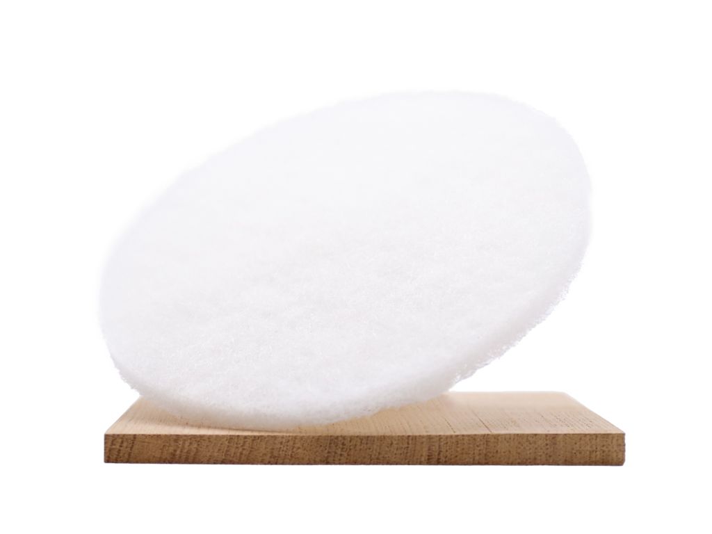 Levně Rubio Monocoat | Bílý aplikační pad – pro stírání oleje a finální leštění ø 150x10 mm Průměr: 150mm