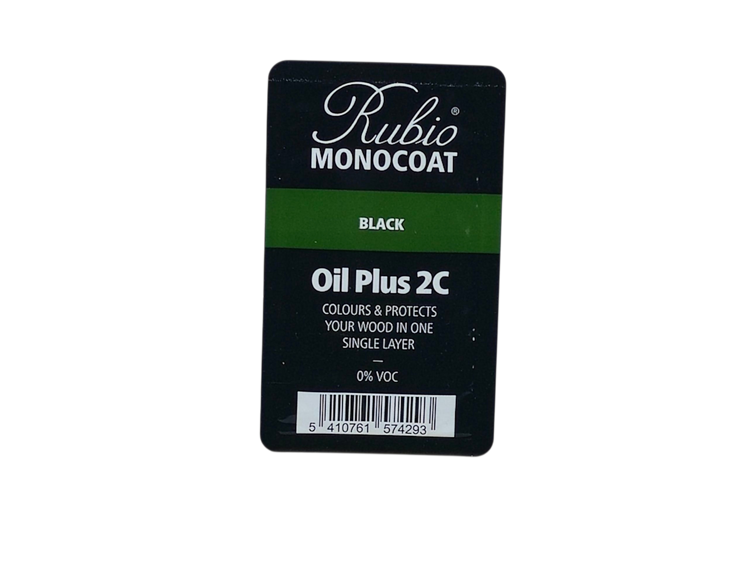 Rubio Monocoat Rubio | Oil Plus 2C probarvený olej s akcelerátorem - Black Velikost balení: 6ml