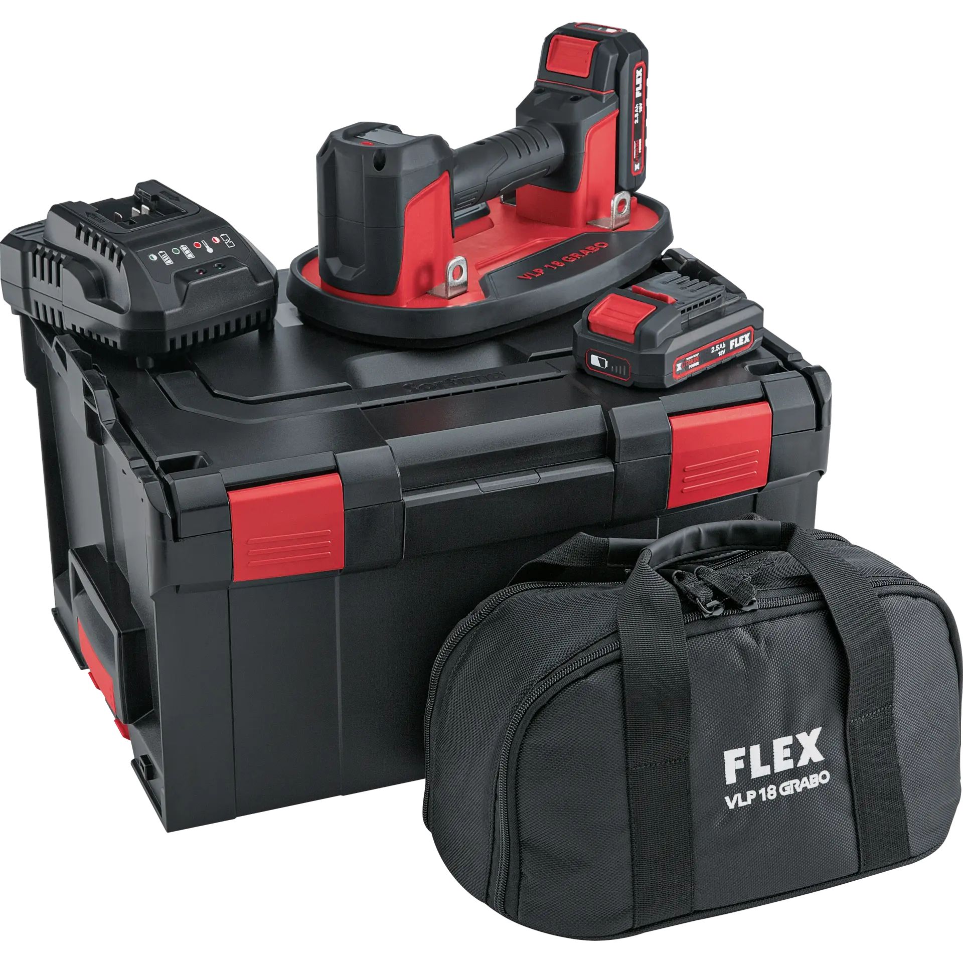 Flex | VLP 18.0 C Set  – vakuová aku přísavka 18 V Grabo