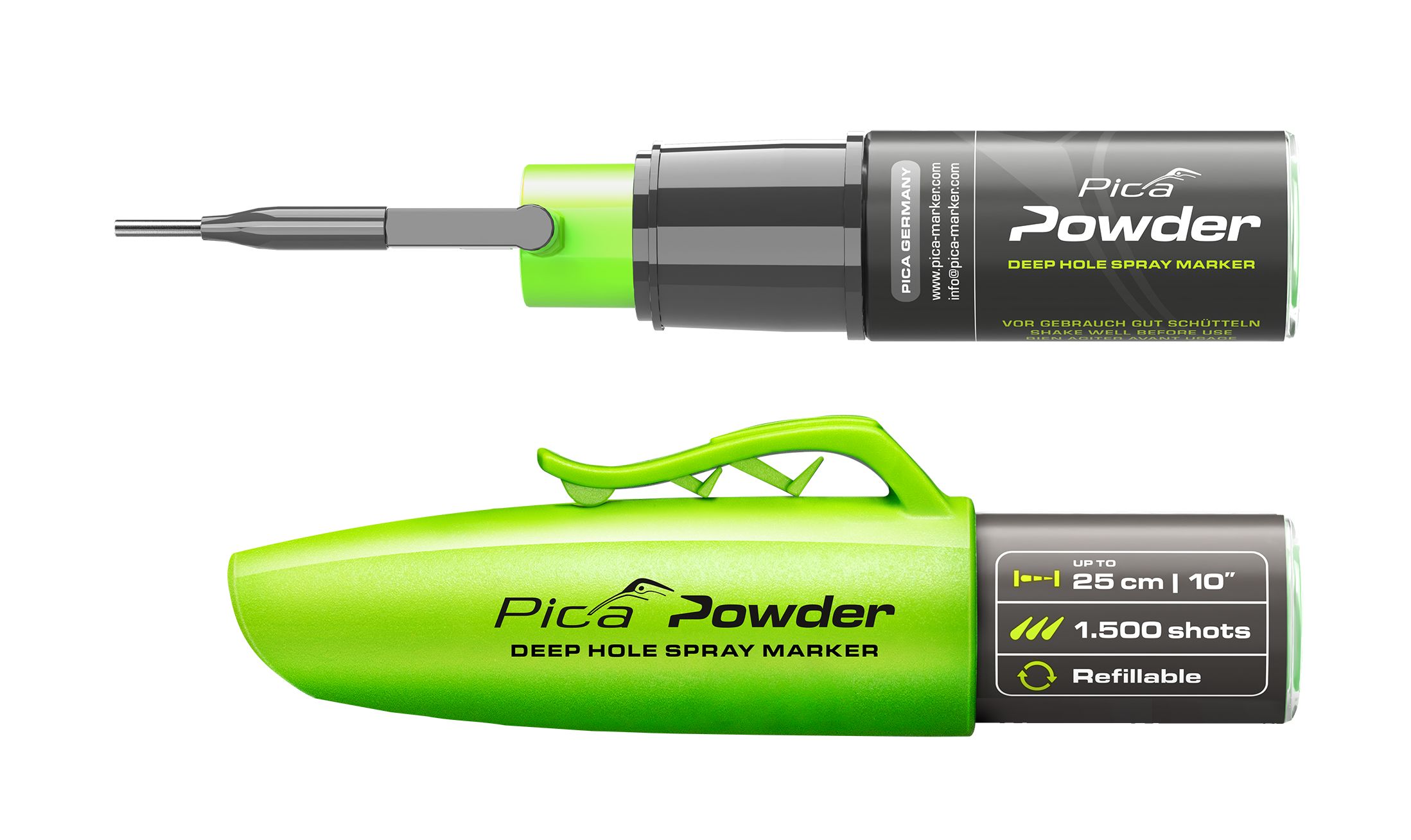 Pica | Deep Hole Spray Marker – značkovač otvorů do hloubky až 25 cm