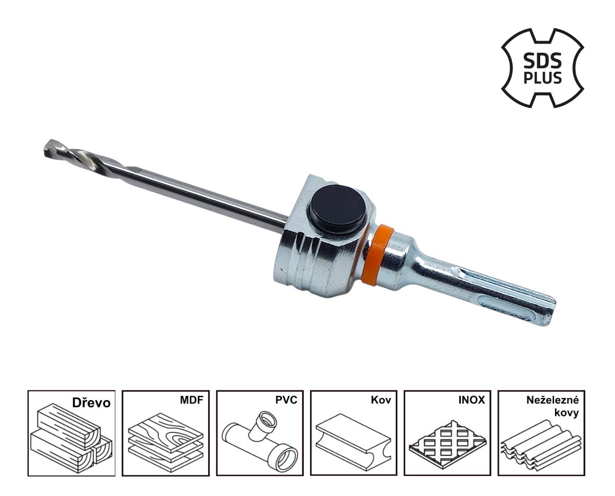 Mandrex | SDS Plus unašeč MXqs ONE CLICK – středící vrták HSS 125 mm