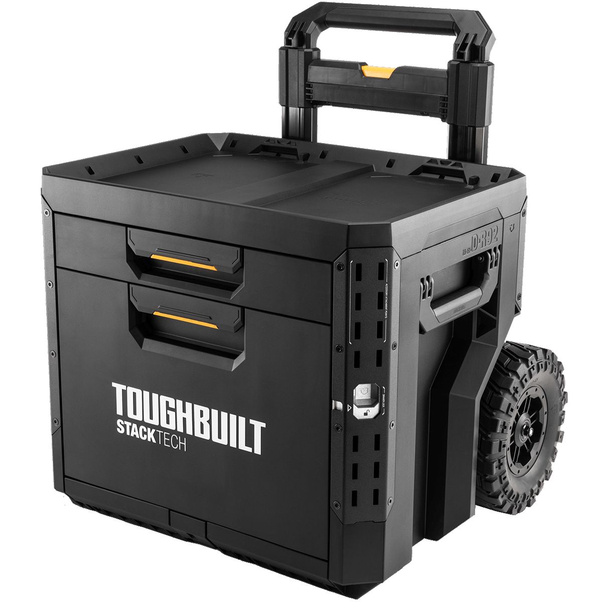 ToughBuilt | StackTech® – pojízdný box na nářadí se 2× zásuvkami