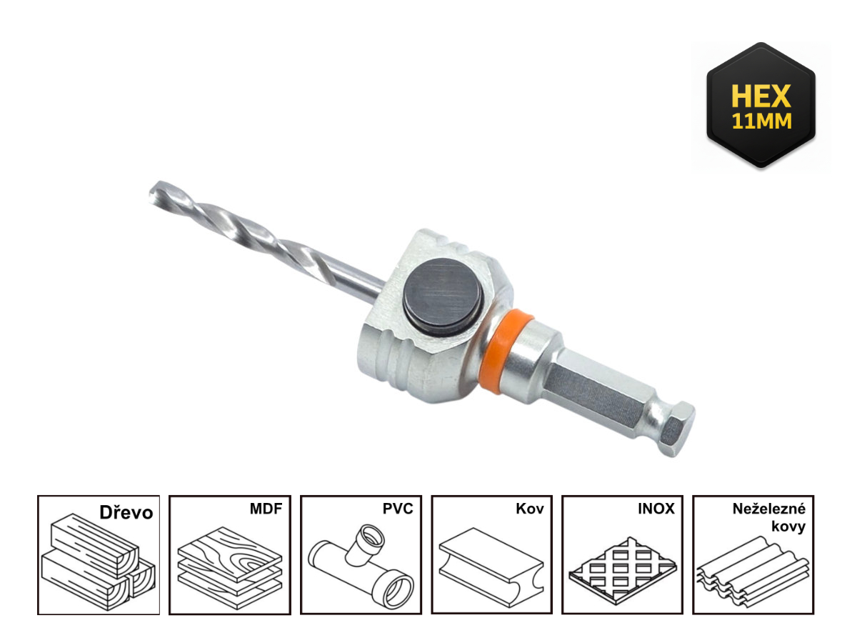 Mandrex | Unašeč MX200022B – pro krátké bimetalové děrovky