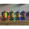 „Nivel System CL5 série – porovnání barev paprsku CL5R (červený), CL5G (zelený), CL5B (modrý), CL5V (fialový) – 4D křížové lasery vedle sebe“ result