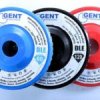 Diamantové lamelové brusné kotouče GENT DLE v různých zrnitostech (#60, #120, #200) pro broušení hran obkladů a dlažby