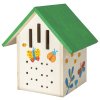 Pebaro 467 – hmyzí hotel s ukázkovou malbou, zelená střecha, motiv motýlů