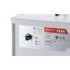 Ovládací panel FLEX VAC 800-EC – nastavení průtoku vzduchu a kontrolky stavu.