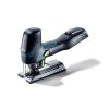 Akumulátorová přímočará pila Festool PSC E 18 EB-Basic v perspektivním pohledu