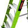 Široké stupně sklolaminátových štaflí Little Giant DS-XL 6