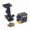 Zelený křížový laser ToughBuilt TB-H2-LL-M10-L2 s držákem QuickSet a třemi bateriemi AA