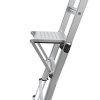 Little Giant Work Platform – boční pohled na plošinu zavěšenou na příčkách žebříku