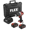FLEX PD 2G 18 EC MD4.0 Set – aku vrtací šroubovák s 2 akumulátory, nabíječkou a přepravním kufrem