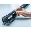 Pica Classic 522 vytváří dobře viditelnou bílou stopu na plastové trubce