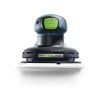 Festool ETS 1505 – čelní pohled na nízkou konstrukci a brusný talíř 150 mm
