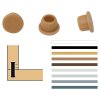 Lamello - cover caps at an angle of 90°