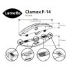 Lamello | CLAMEX P-14 - rozebiratelné kování