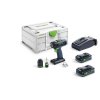 Festool | Akumulátorový vrtací šroubovák T 18+3 HPC 4,0 I-Plus v systaineru