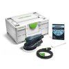 Festool ETS EC 150/5 EQ-Plus – obsah balení: bruska, Systainer³, brusivo Granat, kabel plug-it a imbus