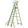 Little Giant - Pojízdný plošinový žebřík s klecí Safety Cage 2.0 (model 10, počet schodů 10/284 cm)