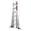 Složený hliníkový žebřík Little Giant Velocity pro skladování a přepravu