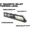 Toughbuilt magnetická vodováhá torpedo popis funkcí